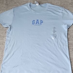 GAP Light Blue Logo Short Sleeve Tee
